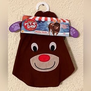 Rubies Pet Shop Reindeer Dog Hoodie.